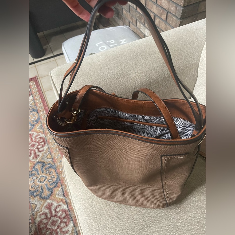 Brown Purse and Wallet